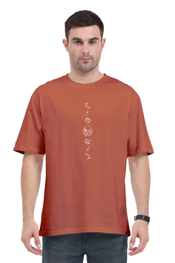 Unisex Moon Reflection Oversized T-Shirt